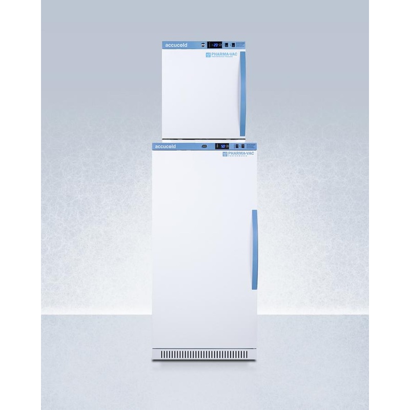 Summit ARS8PVAFZ1PVSTACKLHD 24" Wide Performance Series All-Refrigerator/All-Freezer Combination