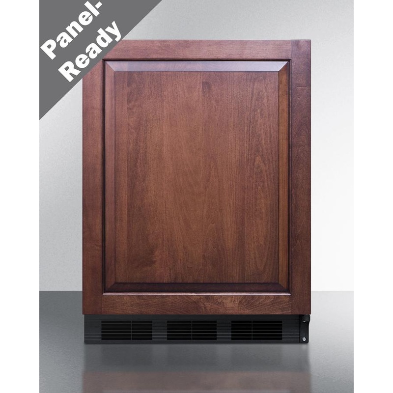 Summit CT663BKIF 24" Wide Refrigerator-Freezer (Panel Not Included)