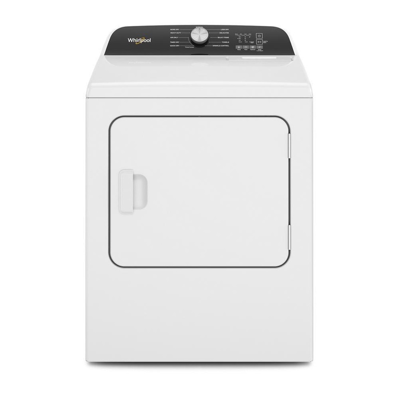 Whirlpool WED500CMW 7.0 Cu. Ft. Long Vent Electric Moisture Sensing Dryer