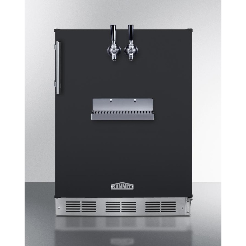 Summit SBC58BFRTPCFADA 24" Wide Front Tap Built-In Cold Brew Coffee Kegerator, Ada-Compliant