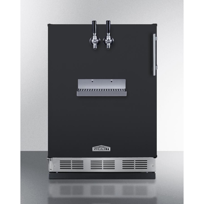 Summit SBC58BFRTPLHD 24" Wide Front Tap Built-In Beer Kegerator