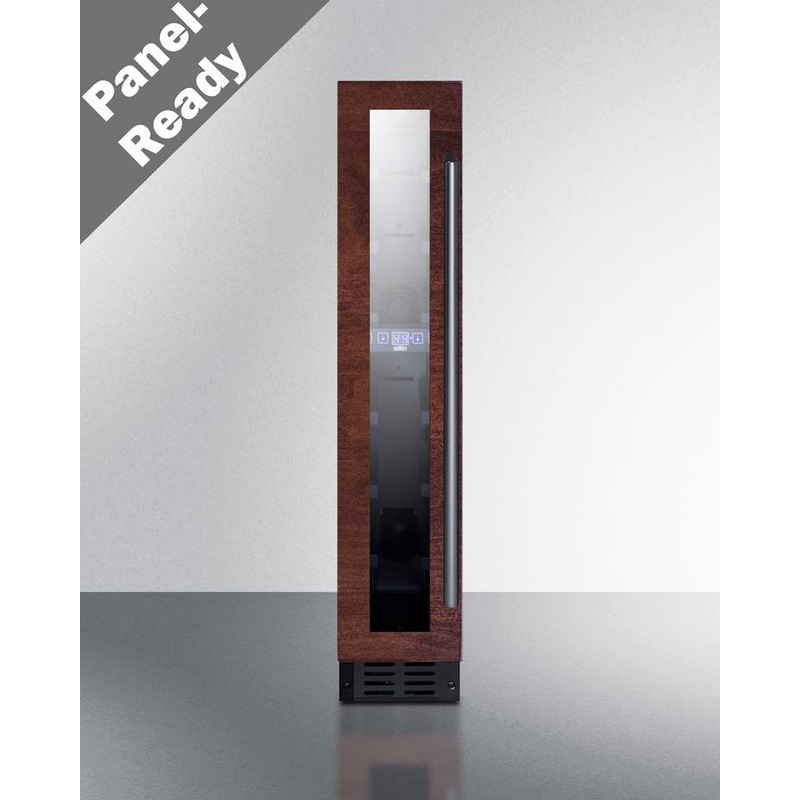 Summit SWC007PNRLHD 6" Wide Built-In Wine Cellar, Ada Height (Panel Not Included)