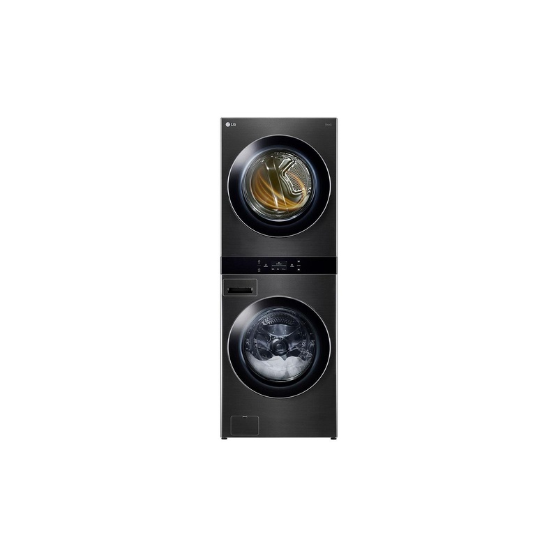 Lg WKGX301HBA Single Unit Front Load Lg Washtower With Center Control 5.0 Cu.Ft. Washer & 7.4 Cu.Ft. Gas Dryer