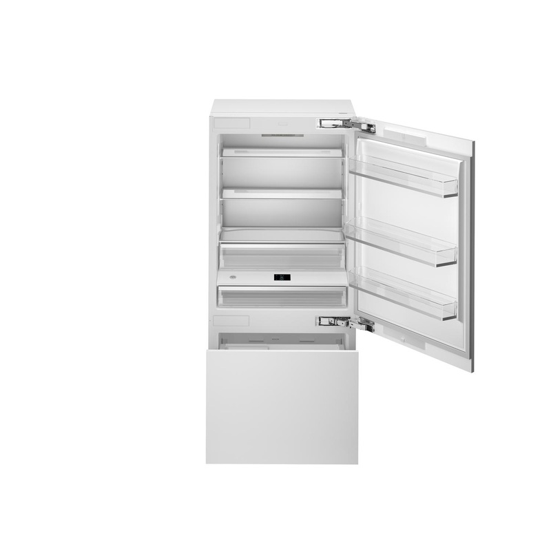 Bertazzoni REF36BMBZPNV 36 Inch Bottom Mount Built-In Refrigerator Panel Ready With Ice Maker & Internal Water Dispenser Panel Ready