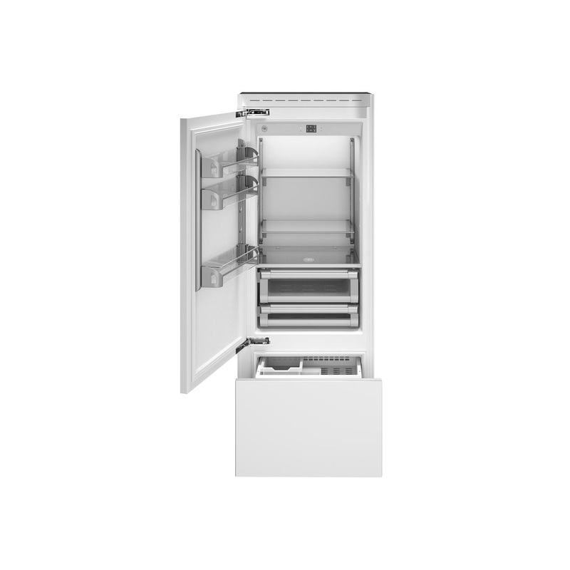 Bertazzoni REF30BMBIPLT 30" Built-In Bottom Mount - Panel Ready - Left Swing Door