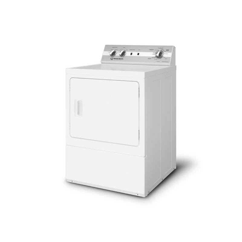 Speed Queen DC5003WE Dc5 Sanitizing Electric Dryer With Extended Tumble Reversible Door 5-Year Warranty