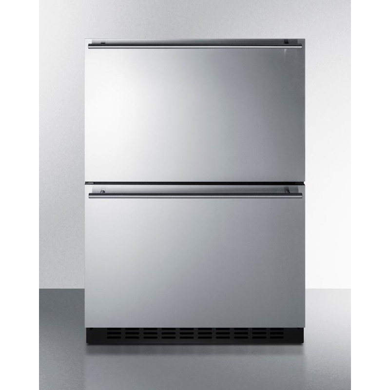 Summit ADFD243 24" Wide 2-Drawer All-Freezer, Ada Compliant