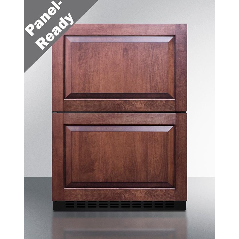 Summit ADFD243PNR 24" Wide 2-Drawer All-Freezer (Panels Not Included)