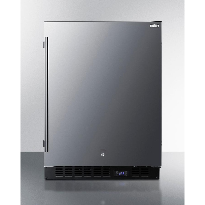 Summit ALFZ53CSS 24" Wide Built-In All-Freezer, Ada Compliant