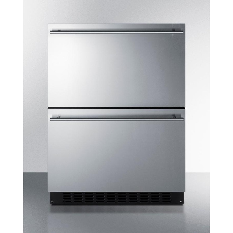 Summit ASDR2414 24" Wide 2-Drawer All-Refrigerator, Ada Compliant