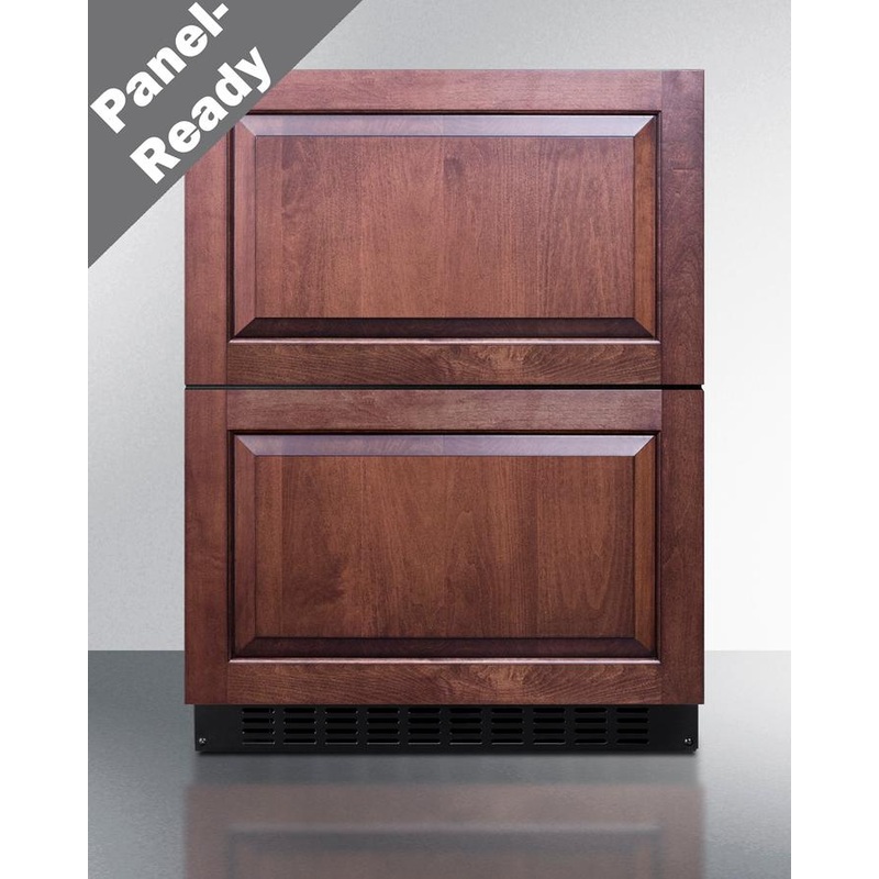Summit ASDR2414PNR 24" Wide 2-Drawer All-Refrigerator, Ada Compliant (Panels Not Included)