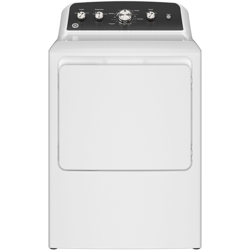 Ge Appliances GTD48EASWWB Ge 7.2 Cu. Ft. Capacity ElectricDryer With Up To 120 Ft. VentingAndExtended Tumble