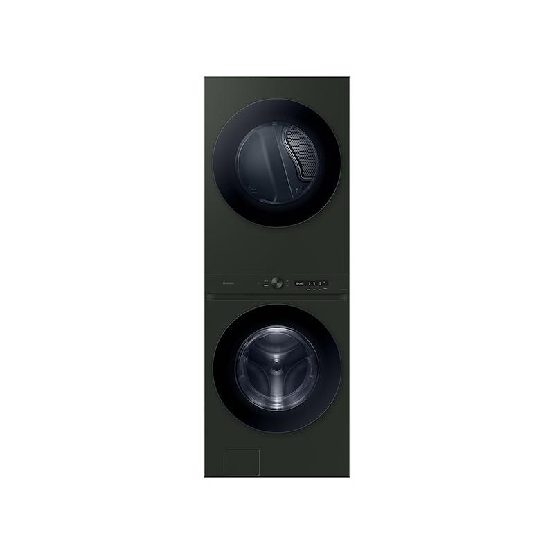 Samsung WH53DBH700EF Bespoke 5.3 Cu. Ft. Ai Laundry Hub Ultra Capacity Single Unit Washer With Ai Optiwash And 7.6 Cu. Ft. Electric Dryer In Satin Green