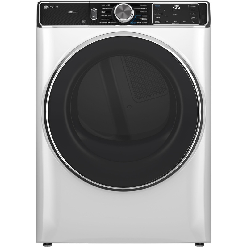 Ge Appliances PFD87ESSVWW Ge Profile 7.8 Cu. Ft. Capacity Smart Front Load Electric Dryer With Steam And Sanitize Cycle
