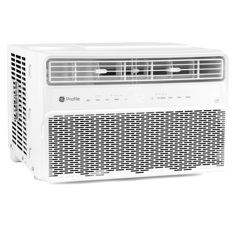 Ge Appliances PWDV14WWF Ge Profile Energy Star 14,000 Btu Inverter Smart Ultra Quiet Window Air Conditioner For Large Rooms Up To 700 Sq. Ft.
