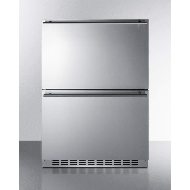 Summit SPRF34D7 24" Wide 2-Drawer Refrigerator-Freezer