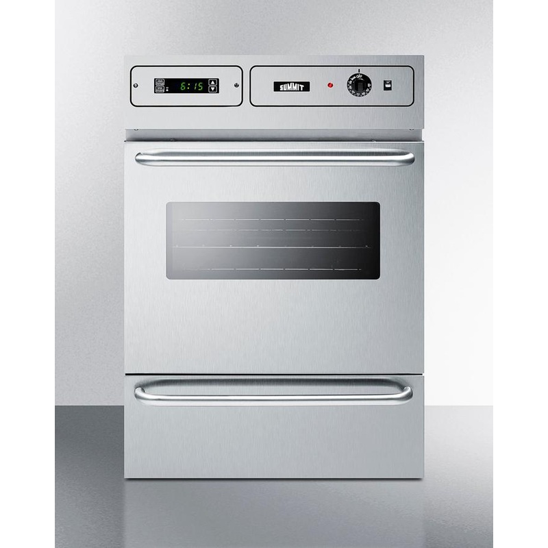 Summit TEM755BKW 24" Wide Electric Wall Oven, 115V