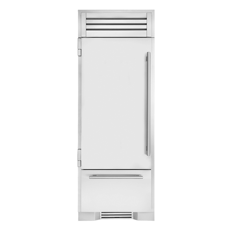 True Residential TR30RBFLSSA 30 Inch Solid Stainless Door Left Hinge Refrigerator With Bottom Freezer