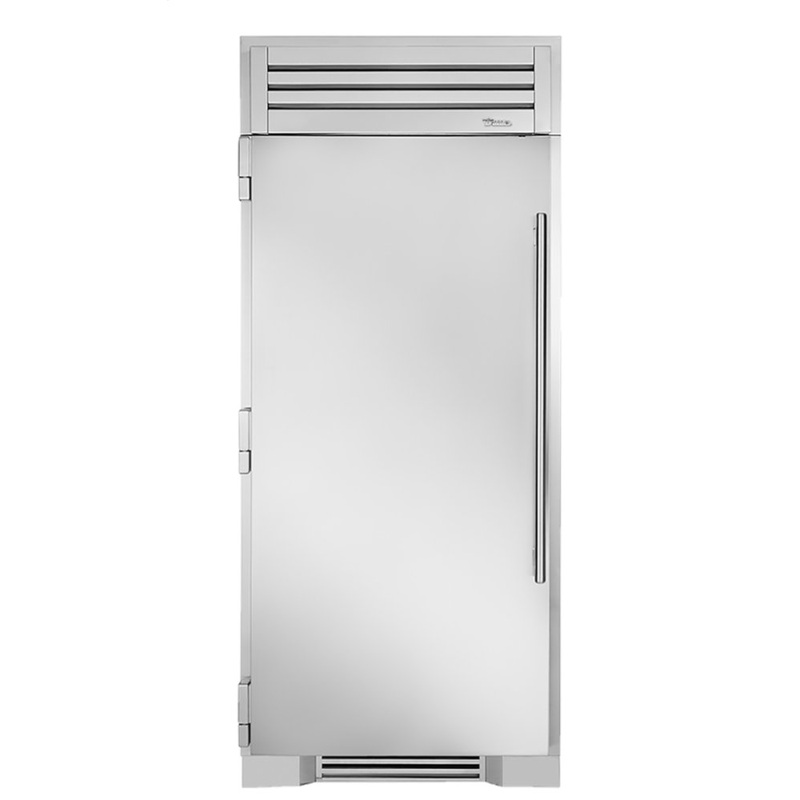 True Residential TR36REFLSSC 36 Inch Solid Stainless Door Left Hinge Refrigerator Column
