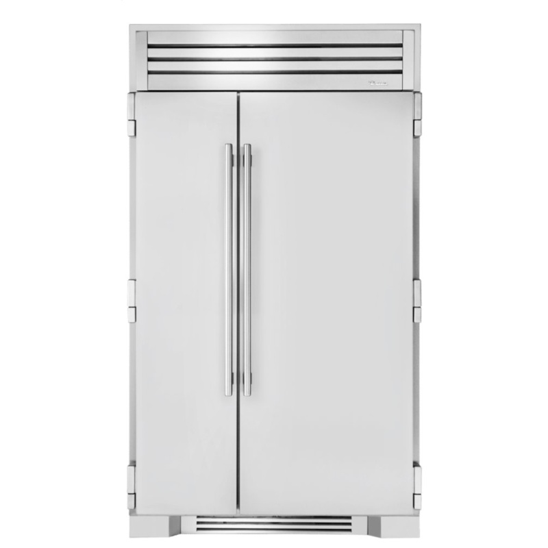 True Residential TR48SBSSSC 48 Inch Solid Stainless Door Side-By-Side