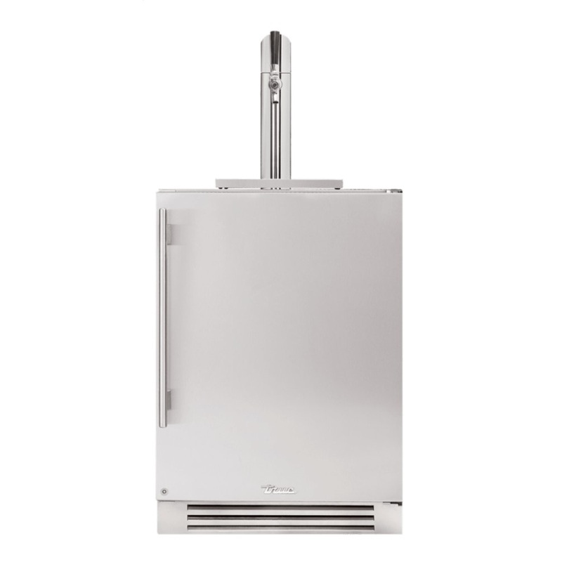 True Residential TUR24BDRSSC 24 Inch Single Tap Solid Stainless Door Right Hinge Undercounter Beverage Dispenser