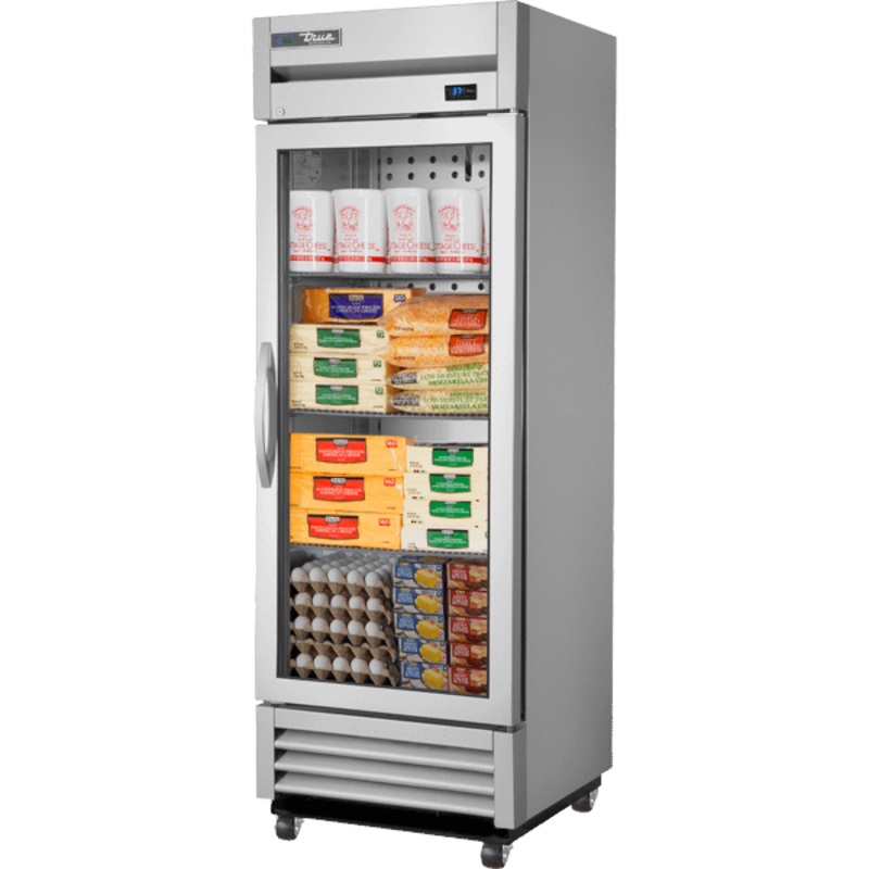 True Manufacturing Commercial T19GHCFGD01 Reach-In Glass Swing Door Refrigerator With Hydrocarbon Refrigerant~Framed Glass Door Version 01