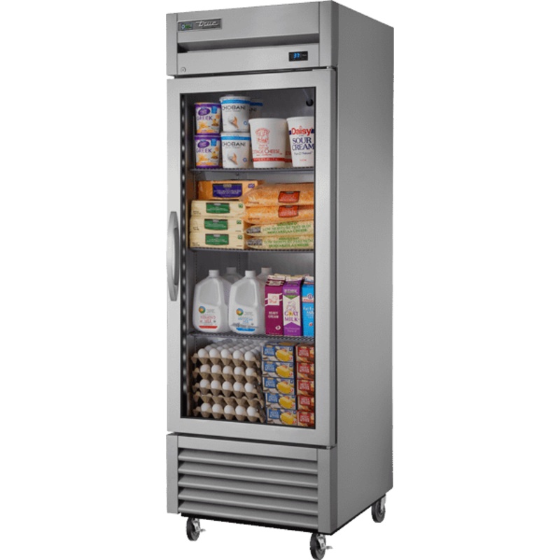 True Manufacturing Commercial T23GHCFGD01 Reach-In Glass Swing Door Refrigerator With Hydrocarbon Refrigerant~Framed Glass Door Version 01