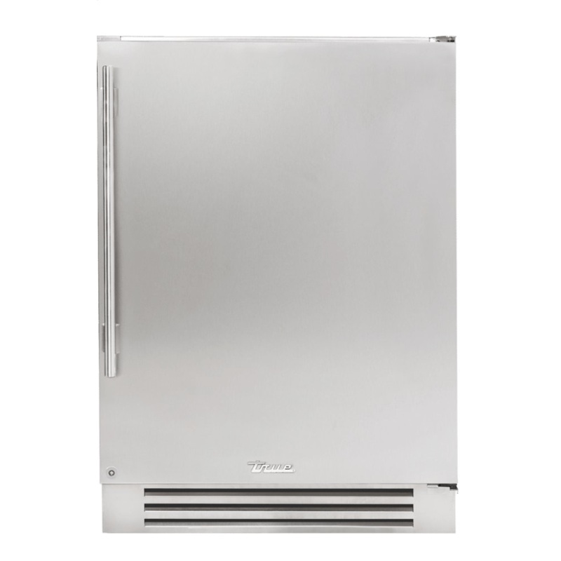 True Residential TUR24RSSC 24 Inch Solid Stainless Door Right Hinge Undercounter Refrigerator