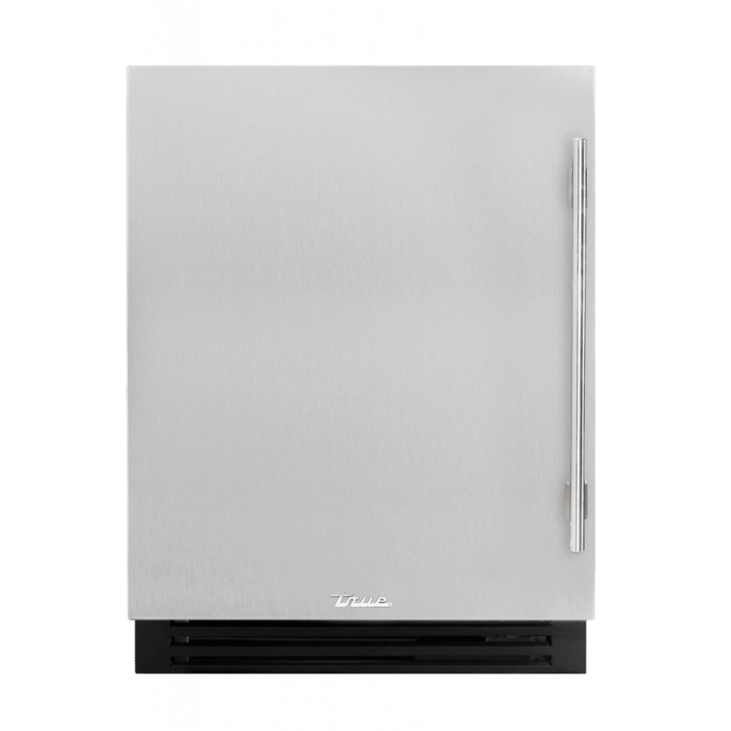 True Residential TURADA24LSAS 24 Inch Solid Stainless Door Left Hinge Ada Height Undercounter Refrigerator
