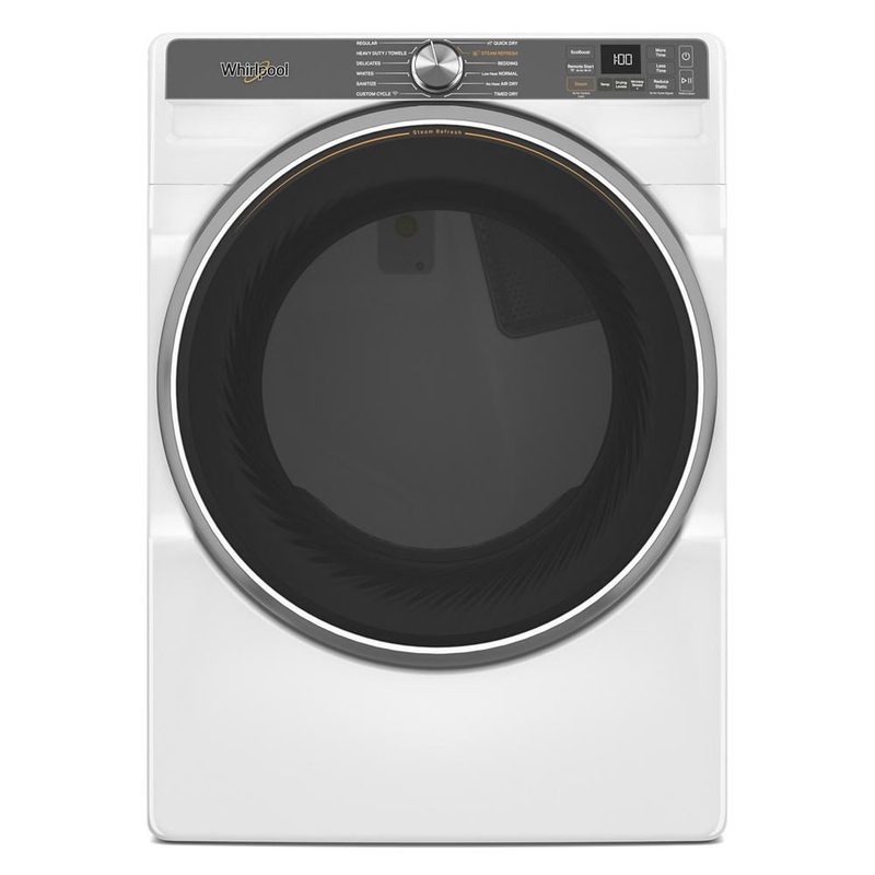 Whirlpool WED6720RW 7.4 Cu. Ft. Smart Front Load Energy Star Electric Dryer With Steam Capabilities