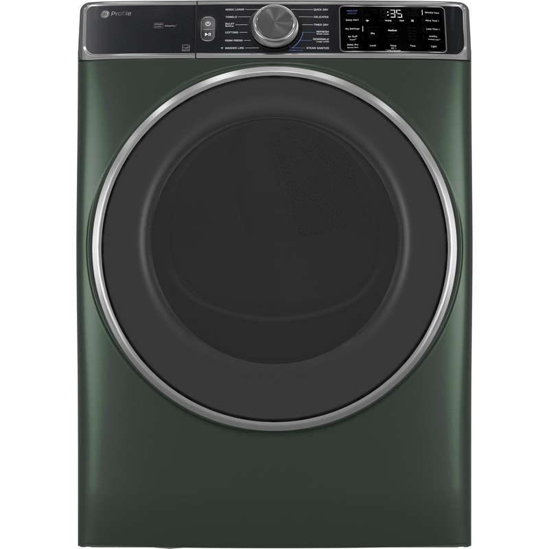 Ge Appliances PFD95ESPWGN Ge Profile Energy Star 7.8 Cu. Ft. Capacity Smart Front Load Electric Dryer With Steam And Sanitize Cycle