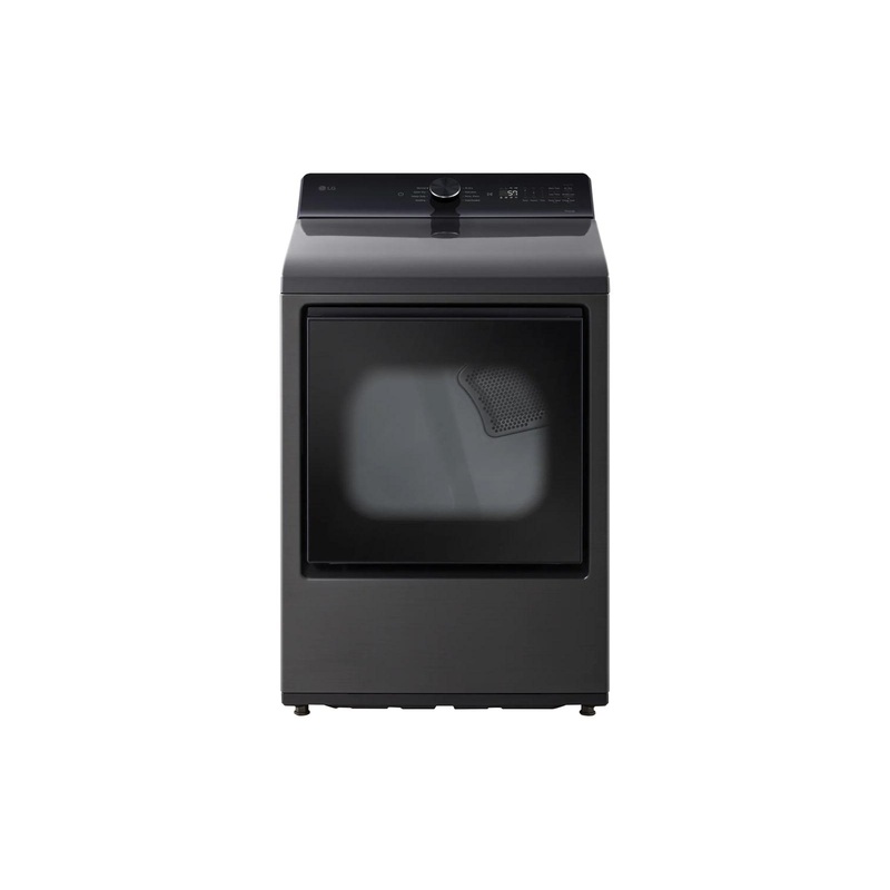 Lg DLE8200L 7.3 Cu. Ft. Ultra Large Capacity Rear Control Electric Dryer With Ai Sensing And Thinq Smart Features