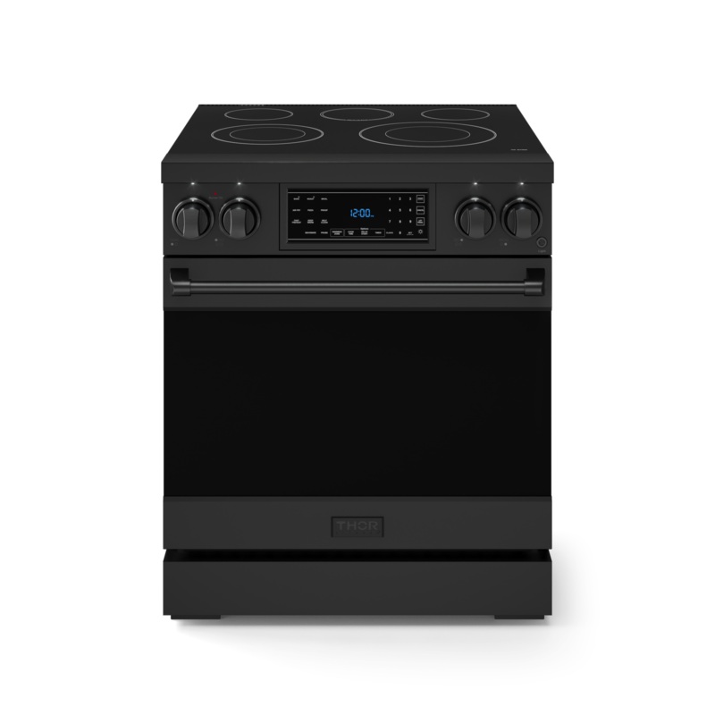 Thor Kitchen RSE30B 30 Inch Professional Electric Range With Tilt Panel Touch Control In Black Gordon Ramsay Series - Rse30B